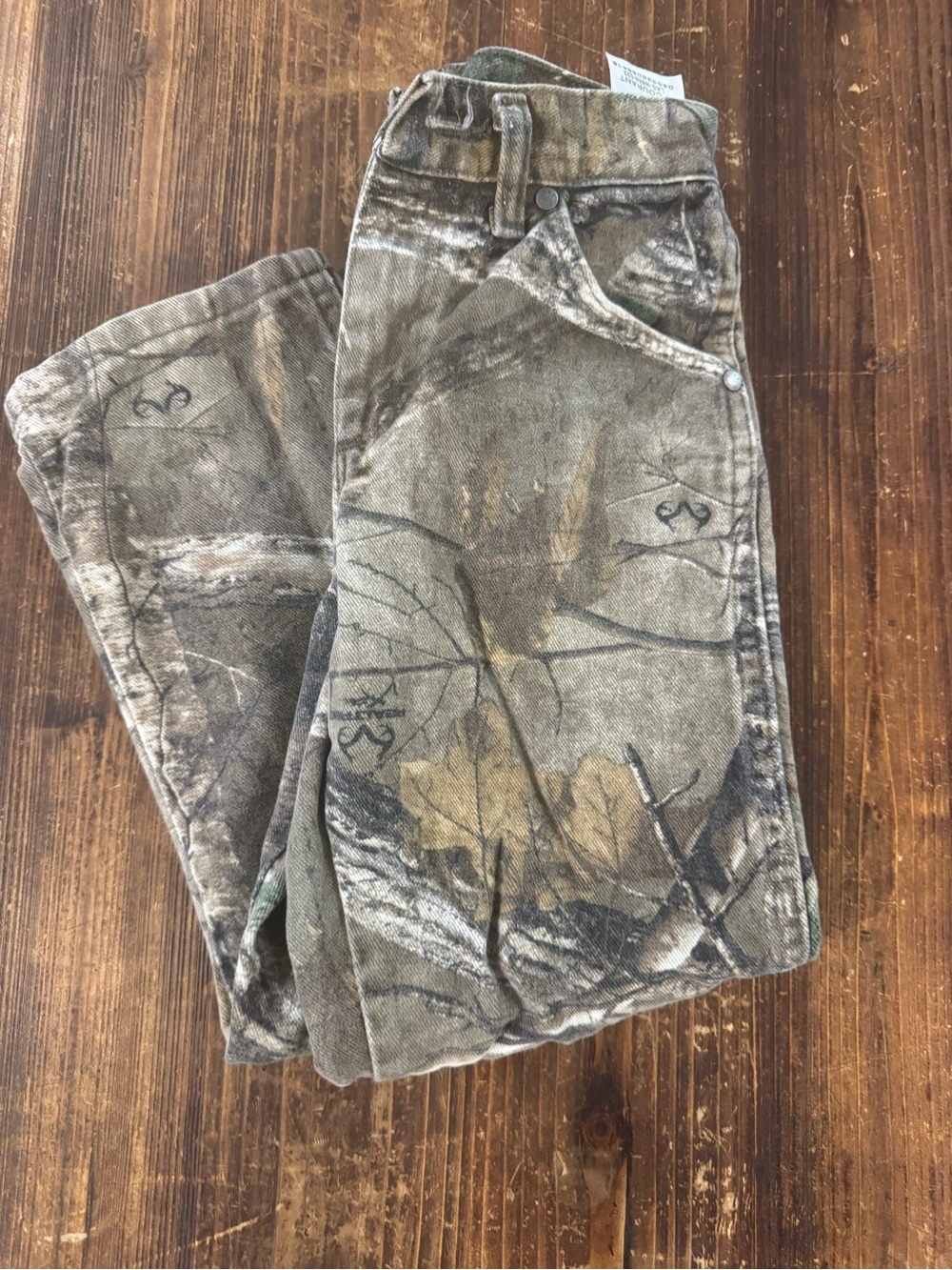 Wrangler Men's Camouflage Relaxed Jeans - Olive & Brown